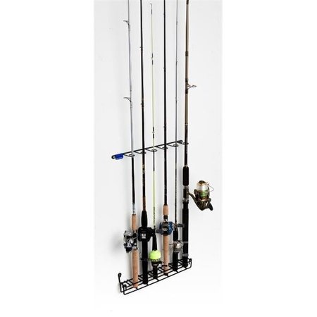 RACKEM RACKS RackEm Racks 7011 Mount Anywhere 6 Rod Fishing Rod Rack 7011